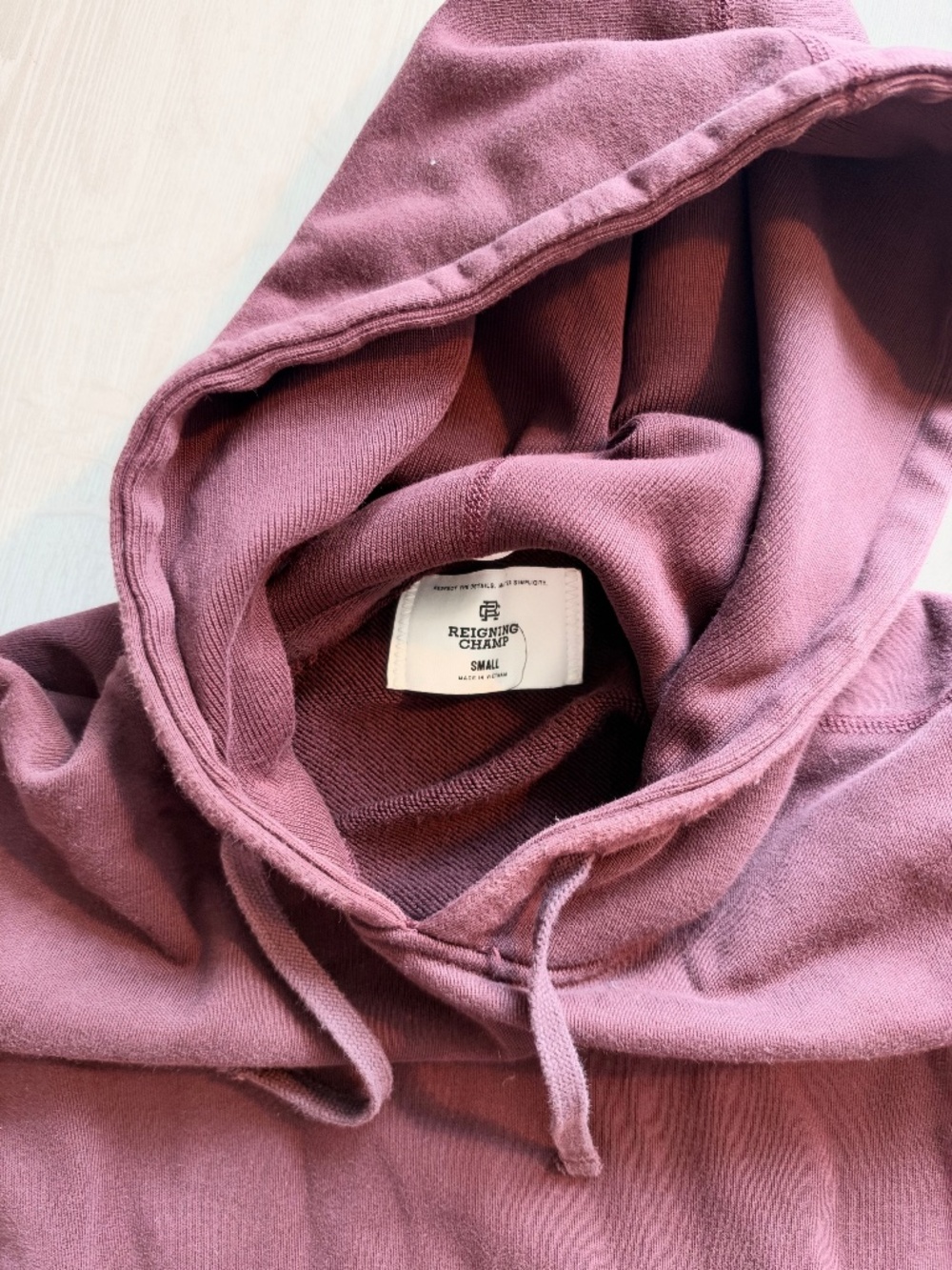 Reigning Champ - Small Men's Burgundy Sweater